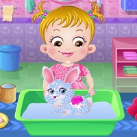 Игра Уход за кроликом для детей 4-5 лет